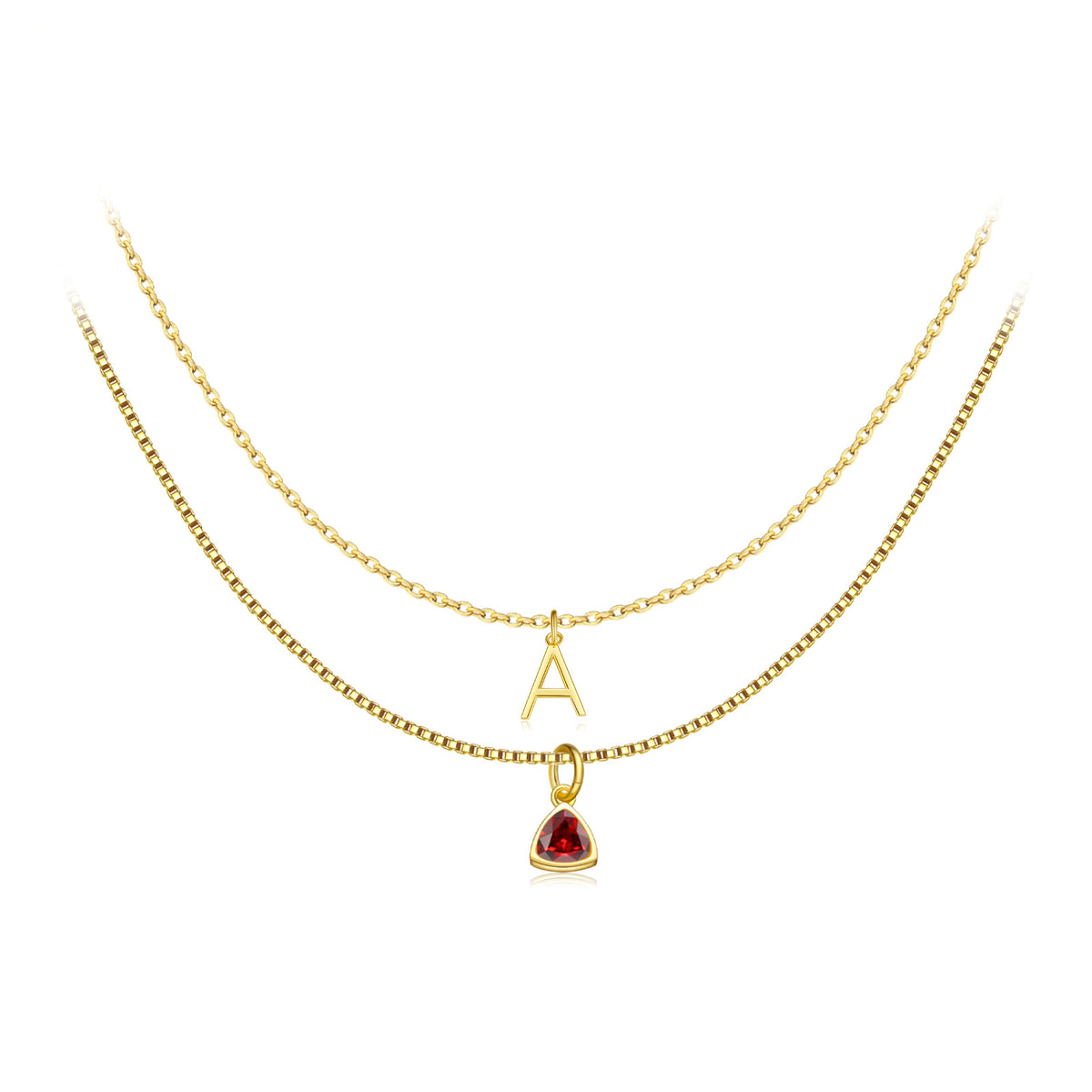 Korean Style Glow Letter S925 Silver Clavicle Chain Necklace