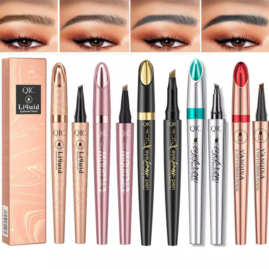 Four-Prong Liquid Eyebrow Pen