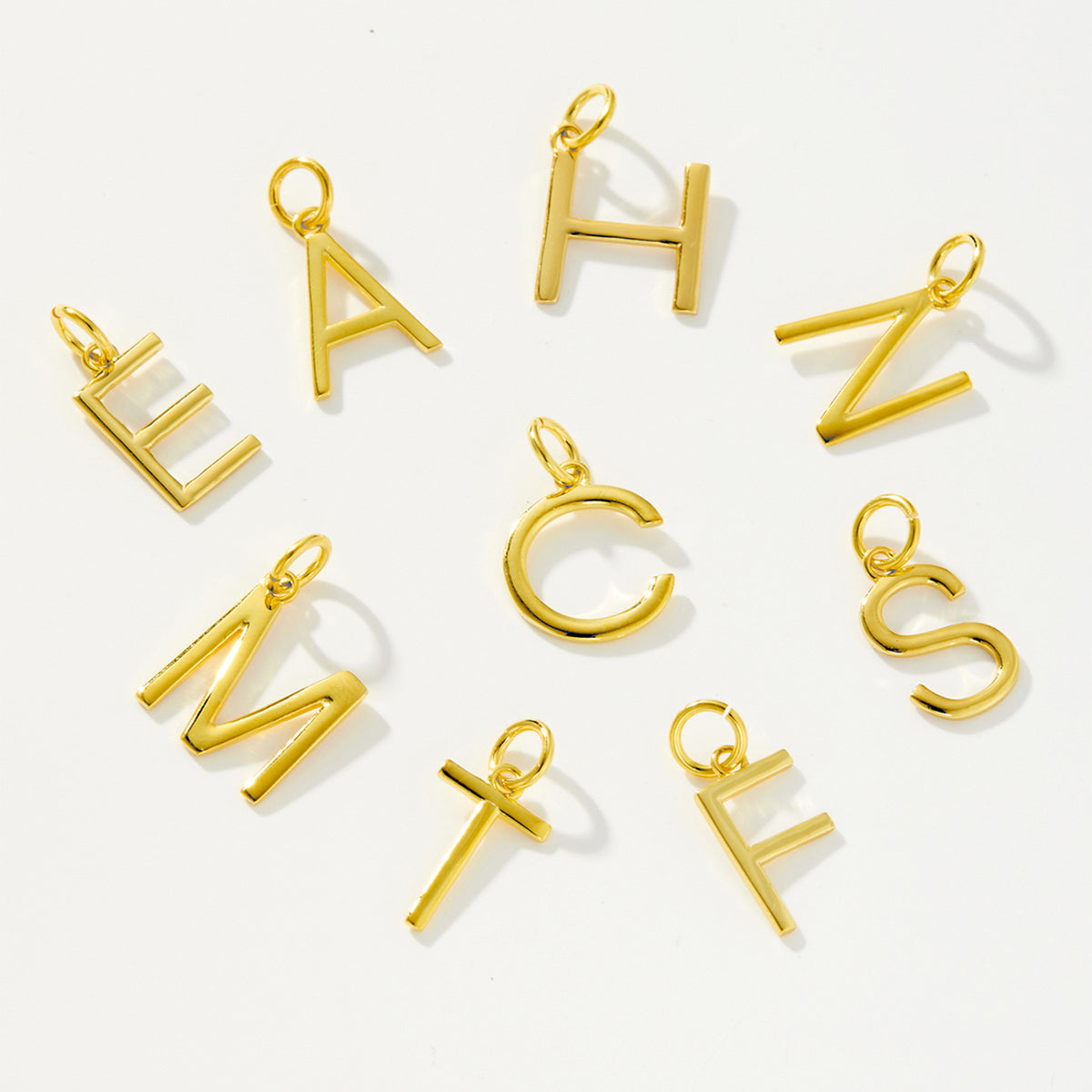 Korean Style Glow Letter S925 Silver Clavicle Chain Necklace