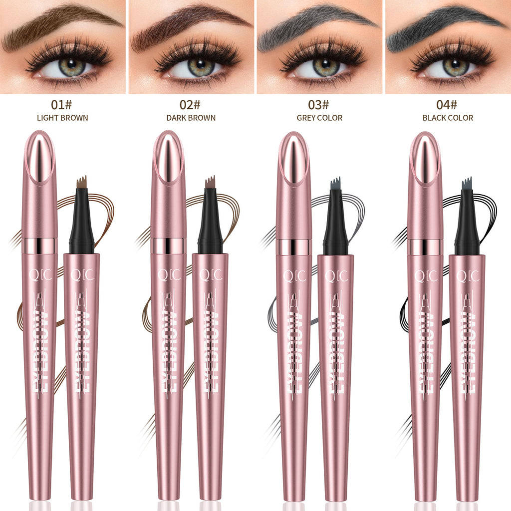 Four-Prong Liquid Eyebrow Pen
