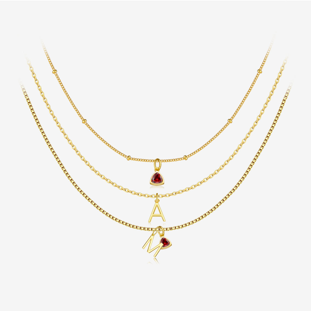 Korean Style Glow Letter S925 Silver Clavicle Chain Necklace