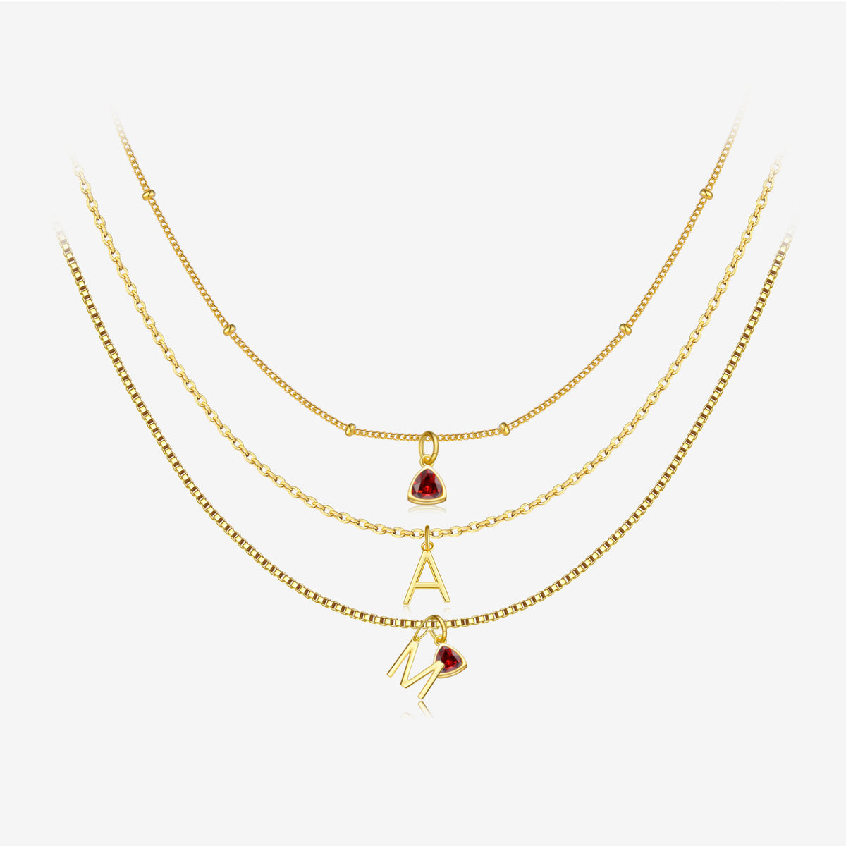 Korean Style Glow Letter S925 Silver Clavicle Chain Necklace